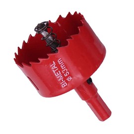 ACHANFLY 53mm Wood Hole Saw Hole Cutter Drill Bit Set Metal Holesaw Kit Hole Cutting Bit 53mm Bi-metal Hole Saw M42 HSS Centring Drill for Iron Aluminium, Wood, Drywall, Pipe, Plastic, Fiberboard