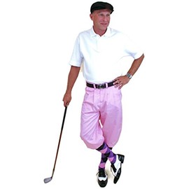 Men's Classic Stewart Golf Knickers - Pink