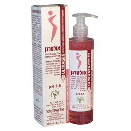 Jabón líquido sin jabón para tratamiento a base de hierbas ULTRAGEN para ducha íntima diaria para higiene femenina Femini