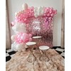 Pink Shimmer Wall Backdrop 36 Panels Cover 6 x 6