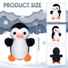 Skylety 8 Pcs Penguin Plush Keychain 4 Inch Stuffed Animal