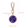 JewelryWe Pocket Watch with Carabiner Keyring Quartz Analogue Watch for