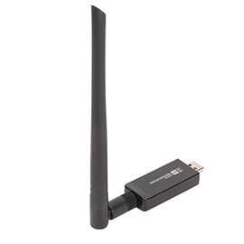 Adaptador WiFi USB, Tarjeta de Red Inalámbrica W50L 5DB RTL8812AU 1200M Adaptador WiFi de Interfaz USB 3,0 de Doble Banda para