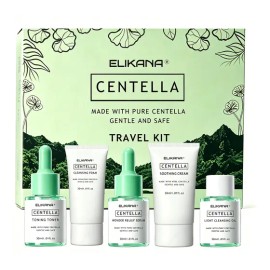 Kit De Viaje Skincare Elikana Centella 5 Piezas