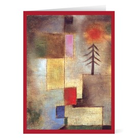 Paul Klee Christmas Cards Holiday Cards Merry Christmas Cards Boxed Christmas Cards Unique Modern Fun Greeting Cards, Inside: Season's Greetings, Box 15 with Envelopes