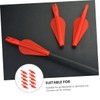Kisangel 2sets Plastic Arrow Tail Arrow Tail Accessory 20 Replacement