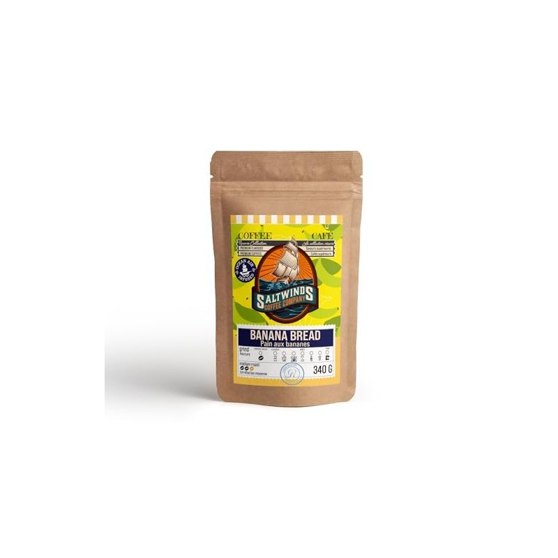 Banana Bread Ground Coffee by Saltwinds Coffee Company (340g) |