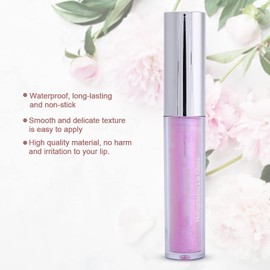 Brillo de Labios, 6 Colores Kit de Lápiz Labial a Prueba de Agua Lápiz Labial Brillante Herramienta de Maquillaje Cosmético Brillante Brillo de Labios de Larga Duración (3#)