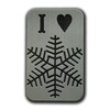 Toejamr Stomp Pad - I Love Snow - Gray