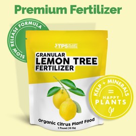 Organic Lemon Tree Fertilizer, Slow Release Dry Granular Fertilizer for Lemon and Citrus Trees 1 lb (1 Pound)