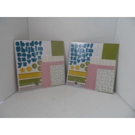 Stampin' Up! FOR THE RECORD Simply Scrappin' Layout Kit - Retired! Lot of 2