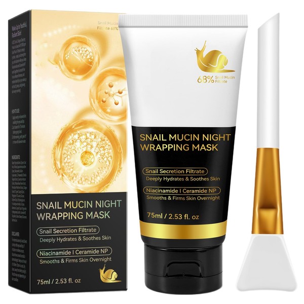 Snail Mucin collagen face mask,Collagen Night face mask for women
