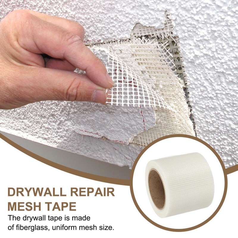 PATIKIL Drywall Repair Mesh Tape, 4 inch x 82 ft