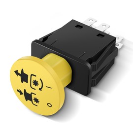 Hohean PTO Switch Lawn Mower Clutches 10 Amp Upgrade Blade Clutch Switch Parts Compatible with Bad Boy Mowers ZT Elite MZ & ZT Rebel Rogue Renegade Outlaw Pup Lightning AOS Extreme Series(Yellow)