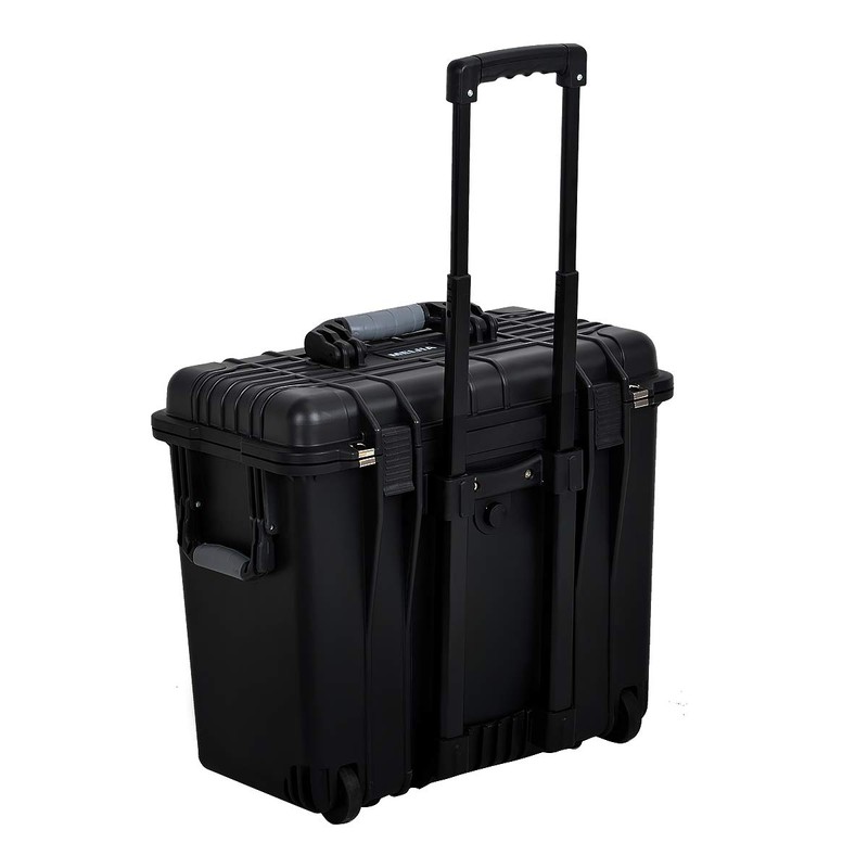 MEIJIA Waterproof Portable Equipment Hard Case With Retractable Pull Handle