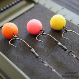 Ronnie Rigs with BOOM for Carp Fishing Carp Rig - Ronnie Spinner Rigs with BOOM! (Size 4 Micro-Barbed)