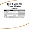 Korky Dual Flush Valve Seal Assortment, Seal B – Fits