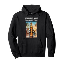 This body was shaped by beer Pullover Hoodie
