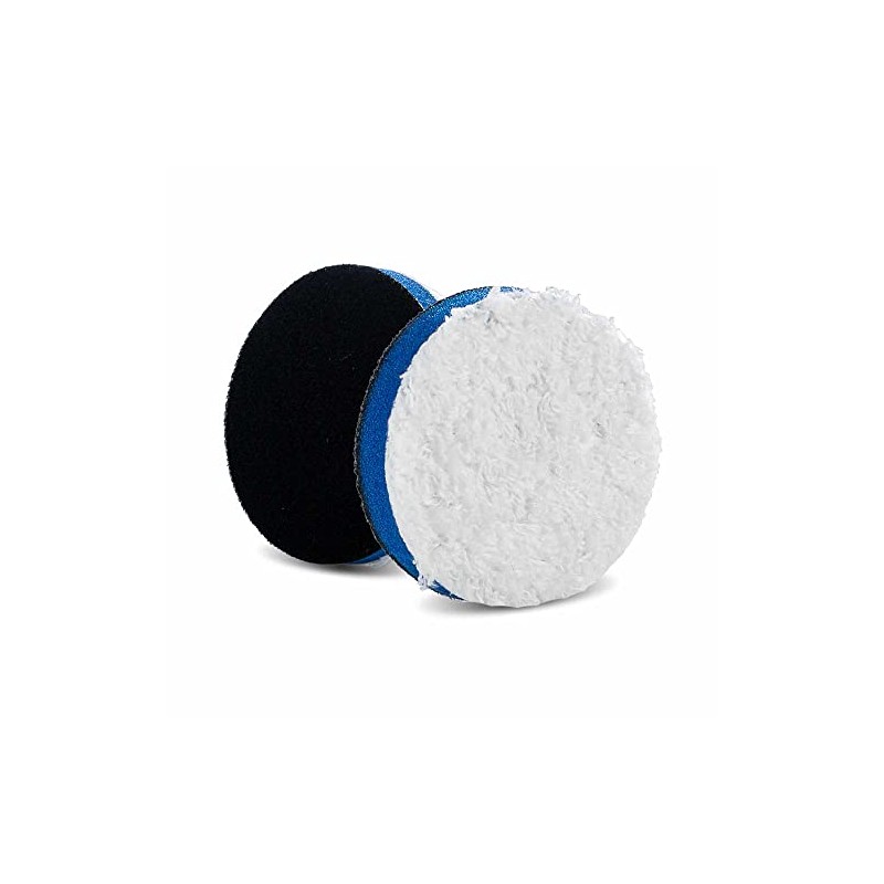 Lake Country Microfiber White Cutting Pad, 5 Pack, 2.25"