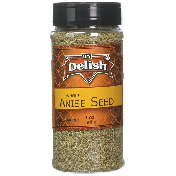 Whole Anise Seeds by Its Delish, 6 Oz. Medium Jar