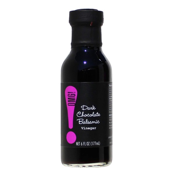 OMG! Oils: Gourmet Dark Chocolate Balsamic Vinegar (Perfect for Dipping, Marinades, Glazing and Topping!), 177ml/6oz…