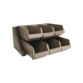 Soro Essentials- 2-Tier Condiment & Flatware Organizer Set 18" x 17" x 9-1/2" for Kitchen- Condiments Storage Flatware Tableware Silverware Utensil Organizer Ideal for Kitchen Utensils Spoons Forks