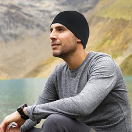 Mayoii Pack of 3 Skull Caps for Men & Women - Lightweight Running Hat Men, Caramel, orange, neon green, Unit size