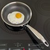 Lexi Home Tri-ply 8" Stainless Steel Scratch Resistant Nonstick Frying