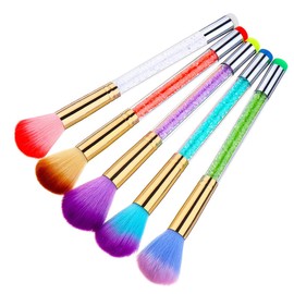 Ipetboom 1pc Double-ended Nail Art Brush for Dust Removal Makeup Application Professional Acrylic Rhinestone Tool for Nail Art Enthusiasts and Makeup