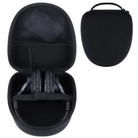 RIYADAone Hard Case Replacement for Audio-Technica ATH-M50X / ATH-M20X / ATH-M30X / ATH-M70X / ATH-M40x Professional Studio Monitor Headphones (Black Case)