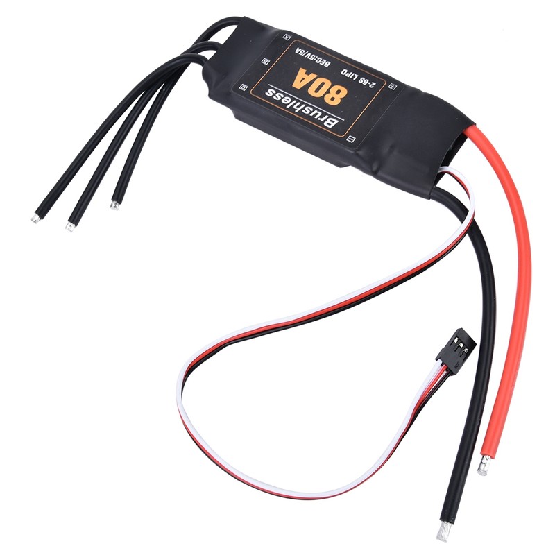 80A Brushless ESC Speed ​​Controller Battery Low Voltage Protection RC
