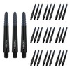 WINMAU Vecta Black Intermediate Polycarbonate Dart Stems (Shafts) - 10