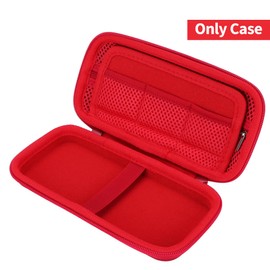 Peyyargo Storage Case Compatible with Texas Ti-84 Plus CE/TI-84 Plus/TI-Nspire CX II CAS/TI-Nspire CX II/TI-83 Plus/TI-89 Titanium/TI-85/TI-86 Calculator (Red)