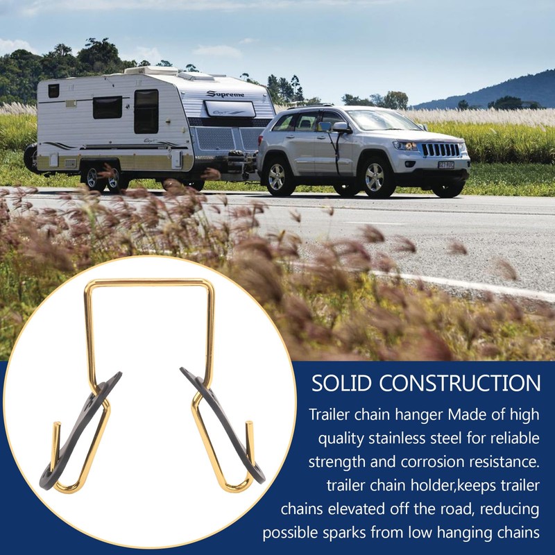 EAORBD 45807 Trailer Safety Chain Holder for Trailer Chain Holder