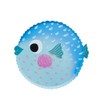 8 Puffer Fish Paper Plates, Under The Sea Party Plates,