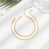 KissYan Gold Layered Ankle Bracelets for Women, Dainty 14K Gold