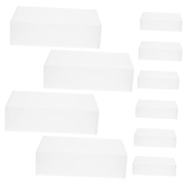 LALAFINA 1 Set Small Plastic Storage Box with Lid Bead Organizer for Crafts and Accessories Durable Travel Storage Containers for Small Items Design for Easy Visibility