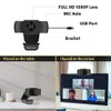 Septekon Cámara Web HD 1080P con micrófono, cámara Web de