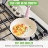 GreenLife Soft Grip 8” Frypan Skillet and Spatula Breakfast Cookware