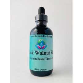 Black Walnut Hull Tincture - Alcohol Free - 1 Oz Bottle