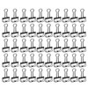 50Pcs Hollow Binder Clips Metal Paper Binder Clips for Documents