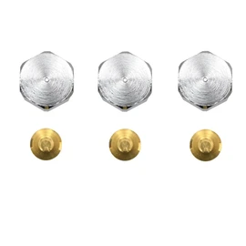 Maruyama Seisakusho (BIGM) BIGM 637775 Spout Set, Large, Includes Tangs, Large, For Hexagonal 1 and 2 Heads, 3 Pieces, Silver, 5 Pieces