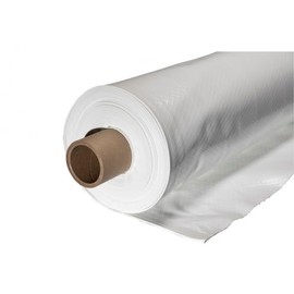 Farm Plastic Supply - Crawl Space Vapor Barrier - 20 mil - White Heavy Duty Plastic Sheeting - Thick Polyethylene Film, Drop Cloth Vapor Barrier Covering for Crawlspace and Basement (18' x 10')