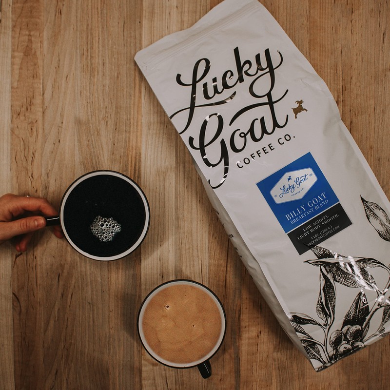 Lucky Goat Breakfast Blend Whole Bean Coffee – Billy Goat
