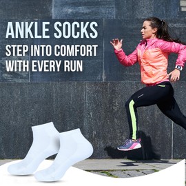 LMDPRAJAPATIS Calcetines de corte bajo para hombre, paquete de 4 pares, calcetines atléticos cómodos y transpirables de mezcla de algodón, talón y puntera reforzados, duraderos, ligeros, ideales para