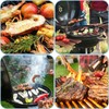 24" Cast Iron Heavy Round Grill Grates and Griddle for