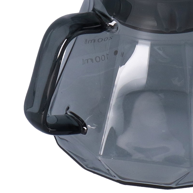 Coffee Kettle Heat Resistant Coffee Sharing Pot Transparent Black Glass