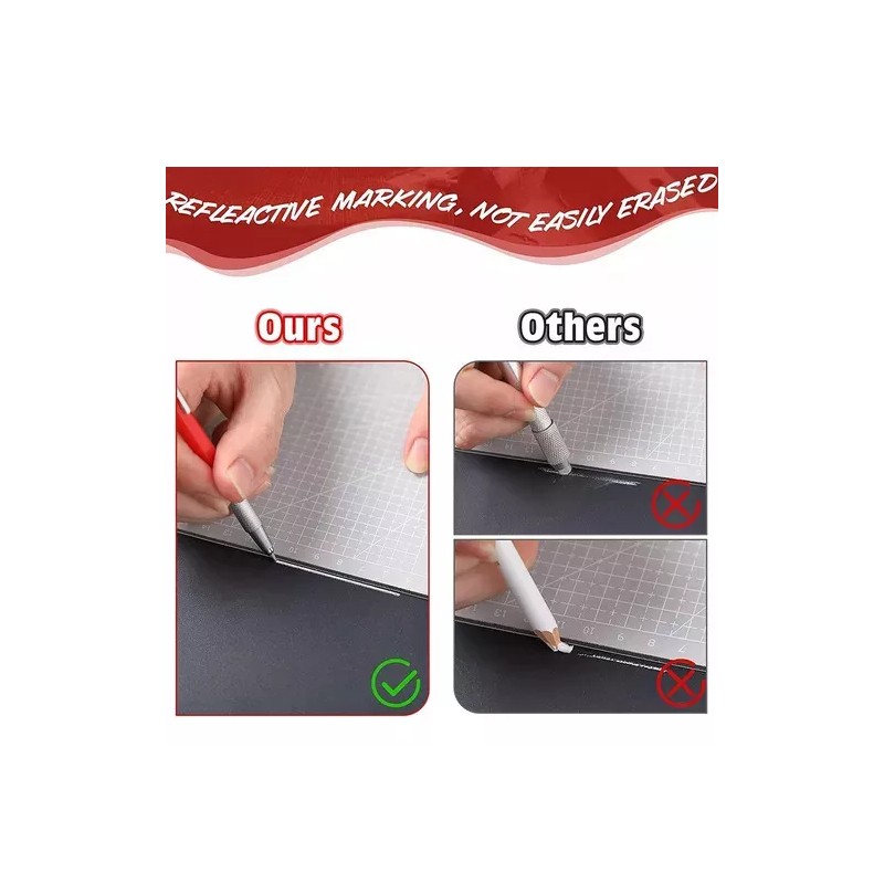 generic 4 Lápices Soldadura, Marcador Mecánico Metal, Con 48 R