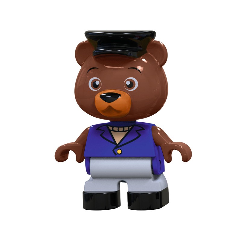 Aquaplay Container boat + Transport boat + 2 Puppets