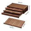 MEEDEN PRO Wood Artist Supply Storage Box - 3 Drawers